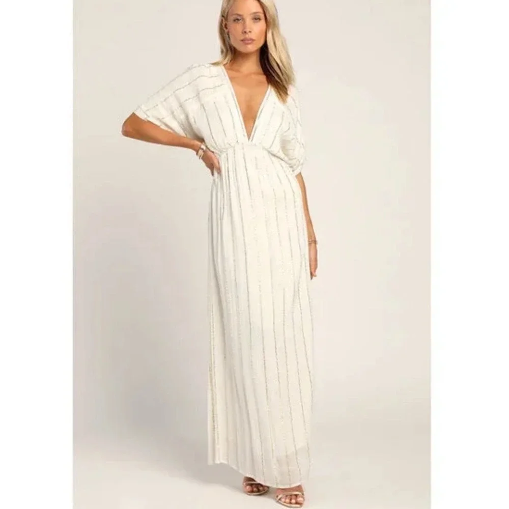 lulus striped maxi dress Cute Blue Maxi Dress - Striped Maxi Dress - Tie-Strap Maxi Dress